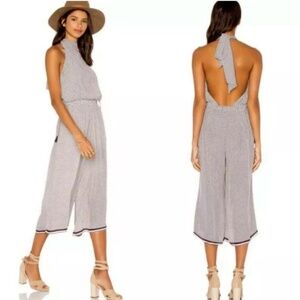 Faithfull The Brand Fleetwood Jumpsuit Maryam Print Gaucho Style XS